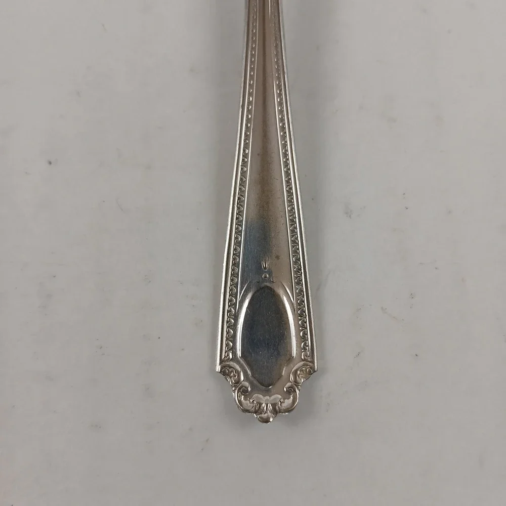 4pc Cameo Silver Plate Teaspoon No Monogram Vintage‎